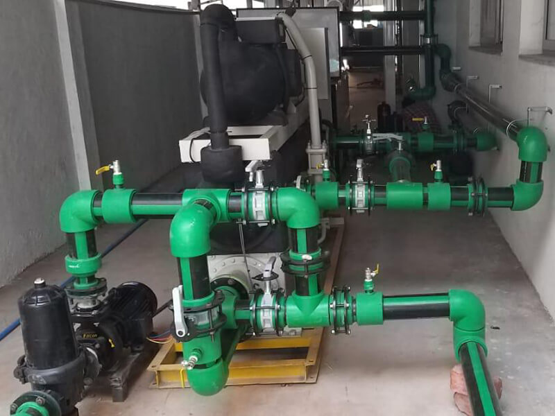 Anjney's Chiller Line Installation Gallery