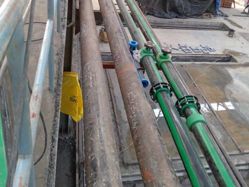 Anjney's Raw Water Line Installation Gallery