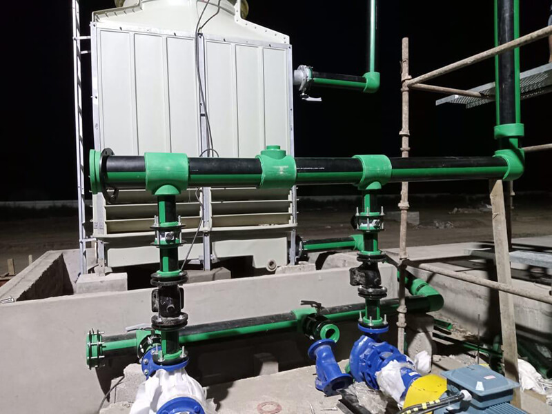 Anjney's Cooling Tower Line Installation Gallery