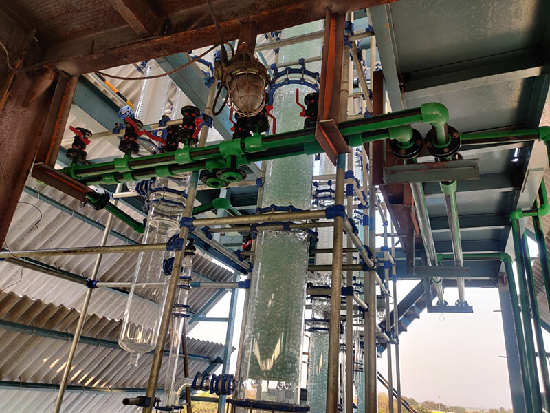 Anjney's Corrosive Chemical Line Installation Gallery