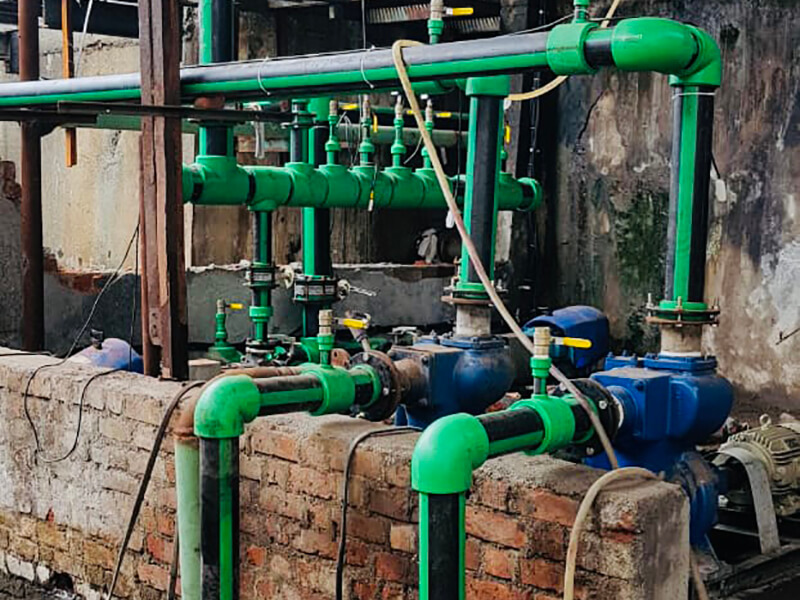 Anjney's Corrosive Chemical Line Installation Gallery