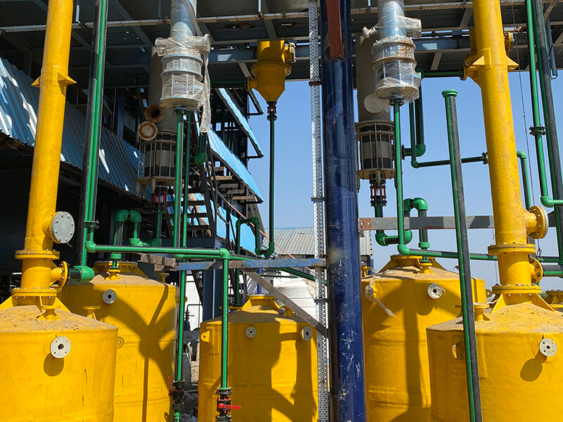 Anjney's Corrosive Chemical Line Installation Gallery