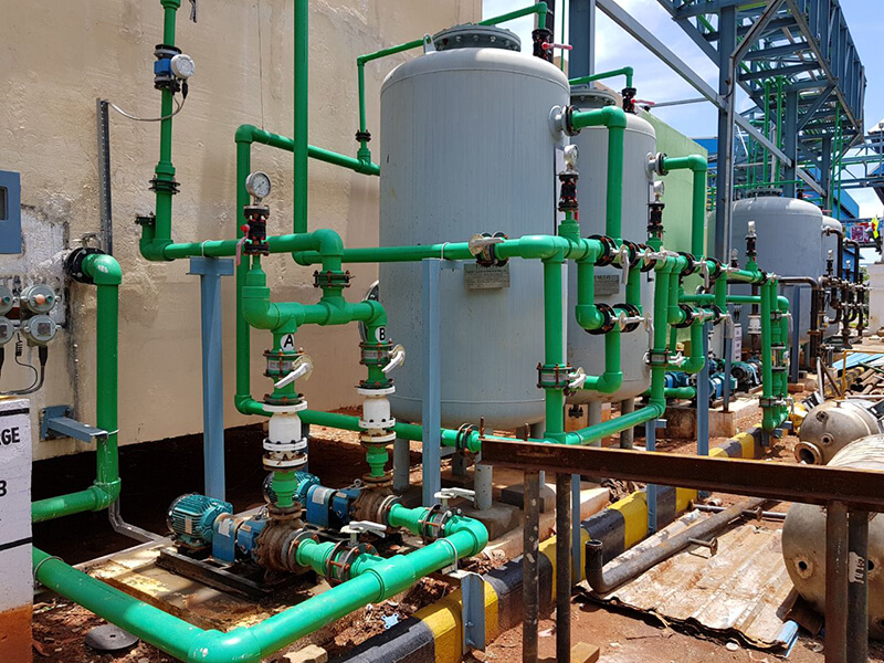 Anjney's ETP DM Water Line Installation Gallery